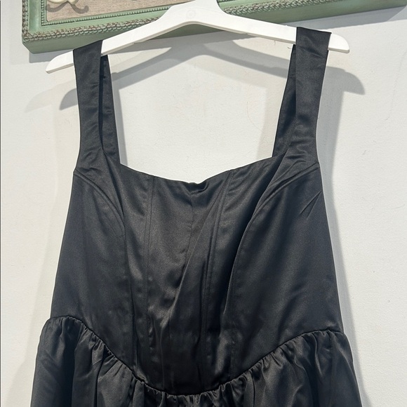 Wild Fable Black Satin Mini Fit & Fare Magic Moves Dress plus size xxl new - Picture 2 of 7